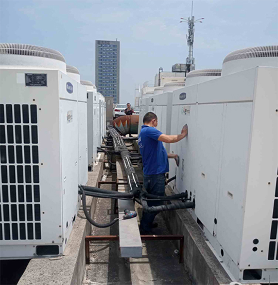 锡林浩特中央空调制热和不制冷系统维修方法